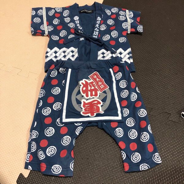 甚平 男の子 ベビー服 子供服 甘えん坊将軍