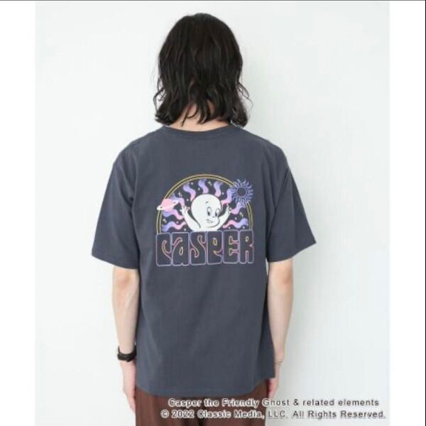 CASPERバックプリントTシャツ