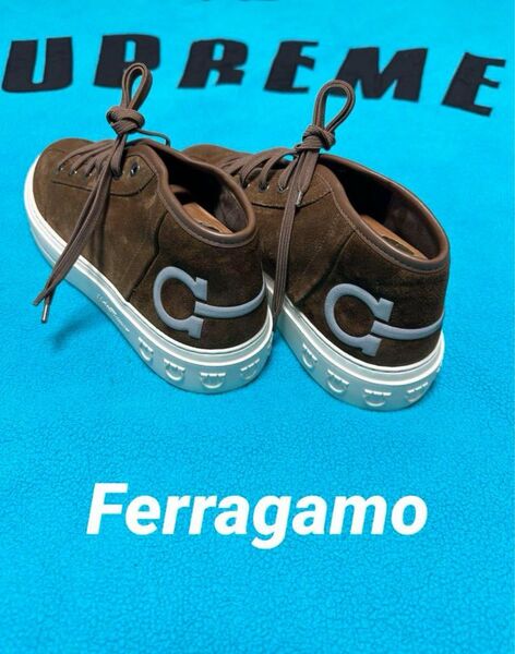 ★極美品★Ferragamo フェラガモ スエードスニーカー