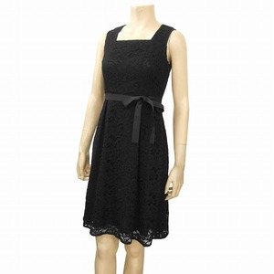 NM as good as new * Anayi *ANAYI* black * brilliant total race & ribbon * flair *.. dress One-piece *36 number (S size *7 number )* wedding / two next ./ formal also 