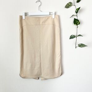 【cITRUS nOTES】シトラスノーツ タイトスカート 膝丈 アイボリー ベージュ タイトスカート ひざ丈 無地 スカート