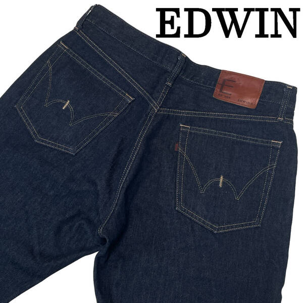 EDWIN エドウィン E FUNCTION EZ504 W34 (約86cm) ザイロン デニム ジーンズ パンツ インディゴ バイカー