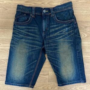 EDWIN 4519 EXCLUSIVE VINTAGE XV デニム ハーフパンツ 短パン メンズ30 76cm 程度上