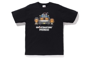 「GHOSTBUSTERS × BABY MILO TEE #4 / BLACK」Lサイズ Tシャツ エイプ A BATHING APE ゴーストバスターズ BAPE