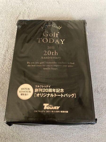 Golf TODAY 創刊20周年記念 オリジナルトートバッグ
