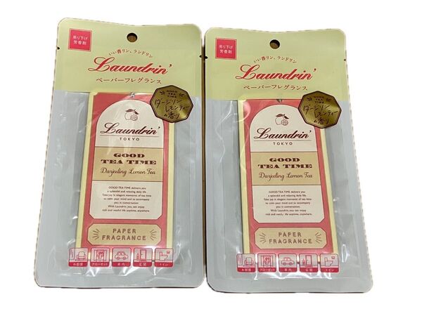 Laundrin’ ティーフレグランス GOOD TEA TIME ペーパーフレグランス ダージリンレモンティーの香り