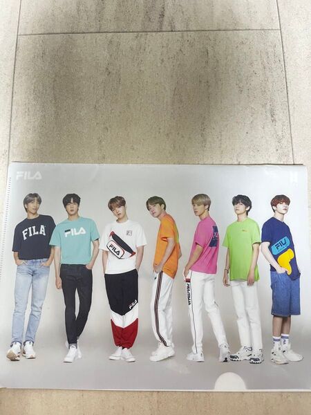 BTS×FILAコラボ クリアファイル