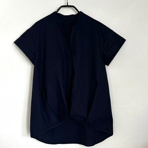 dinosセシール iMAGE ブラウス ネイビー S