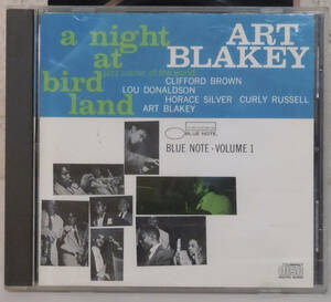 美盤CD ● ART BLANKEY QUINTET / A NIGHT AT BIRD LAND vol.1 ● CDP7465192 輸入盤 ジャズ