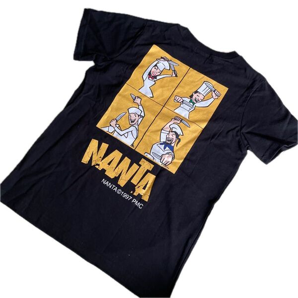 韓国 ミュージカル NANTA ナンタ 黒 バックプリントTシャツ レディース M