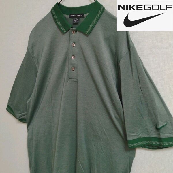 NIKE GOLF ナイキゴルフ スウッシュ刺繍 ゴルフウェア ポロシャツ