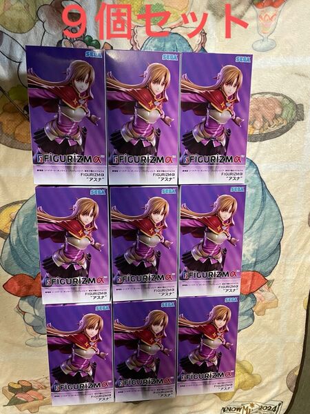 ソードアートオンライン アスナ フィギュア 9個セット
