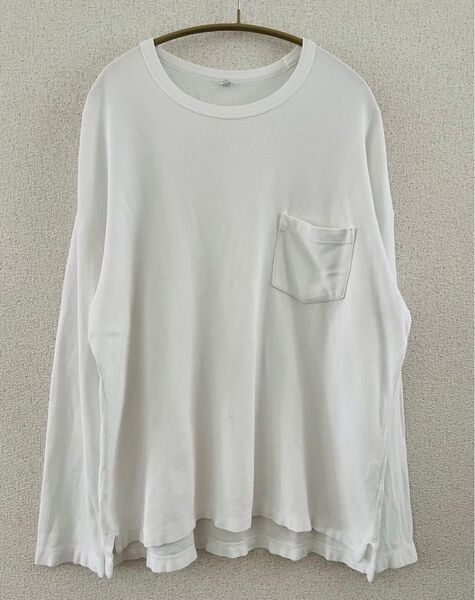 UNIQLO ワッフル クルーネックT 長袖 XLサイズ