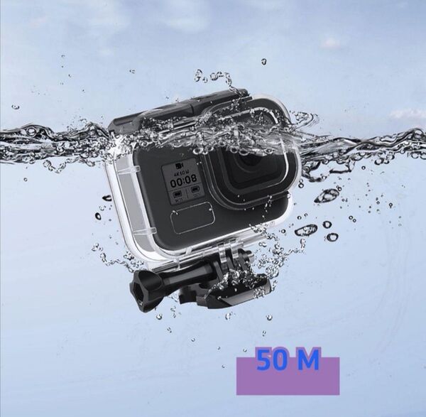 【宅急便コンパクト発送】GoPro HERO9 防水ケース 耐圧水深50m