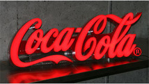 ★波のように光が流れる！コカ・コーラ（Coca-Cola）スイーブ LEDネオンサイン ネオン管 ネオン看板 看板 店舗用 コカコーラ ネオンライト_画像3