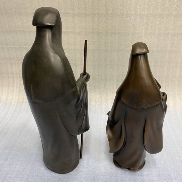 寿老人 銅像 骨董品 美術品 古美術品 コレクター所蔵品 約10kg 約30万円 名入り