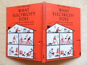 ..　LET'S FIND OUT WHAT ELECTRICITY DOES　ソノシート付絵本
