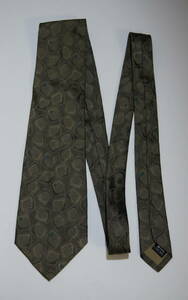 SLIM PERFECTION ネクタイ　グレー　柄　絹１００％