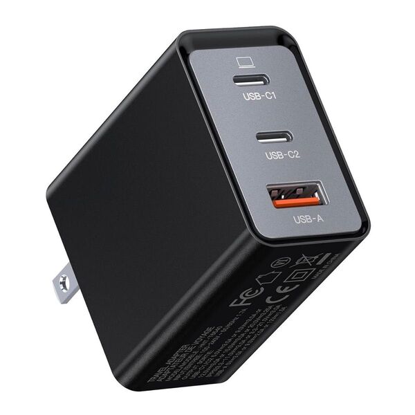 PD 充電器 65W タイプC 急速充電器 3ポート USB-C USB-A PD3.0 スマホ USB コンセント