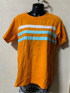 adidas 半袖Tシャツ オレンジ Mサイズ