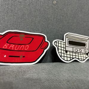美品 ブルーノ BRUNO ステッカー 2点セット