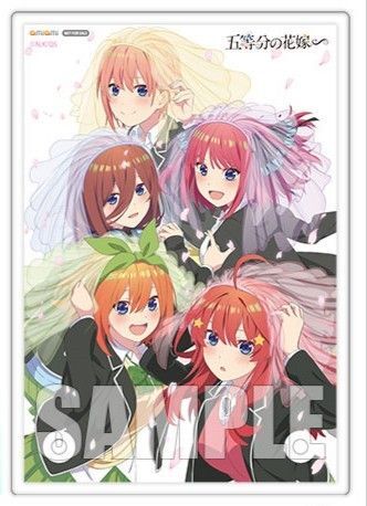 新品未開封 五等分の花嫁∽ BD 特典 アクリルプレート ごとよめ A6 あみあみ 3