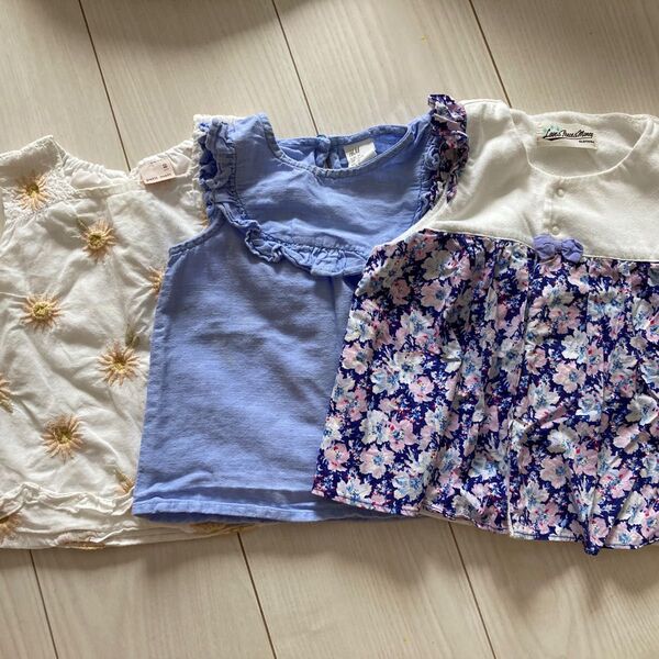 プティマイン h&m love&peace&money ノースリーブトップス セット