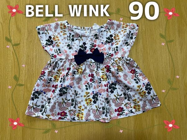 BELL WINK トップス チュニック 女の子 花柄 90