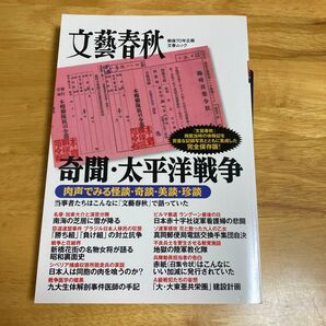 奇聞太平洋戦争 肉声でみる怪談奇談美談珍談 文芸春秋戦後70年企画