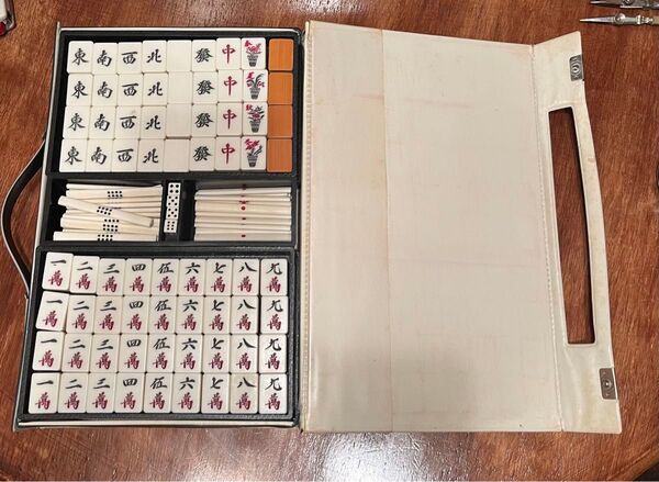 麻雀牌 昭和レトロ 点棒 サイコロ 麻雀 テーブルゲーム