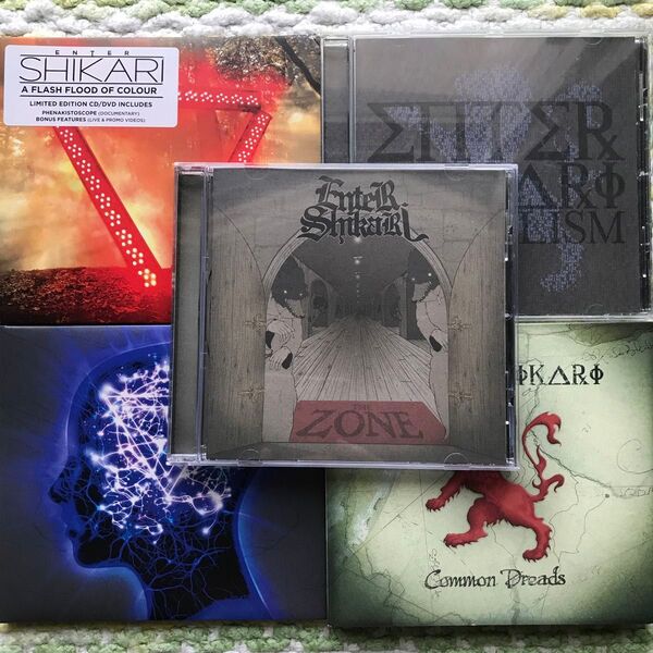 ENTER SHIKARI - the ZONE / tribalism / common dreads 他計5枚セット 祝来日