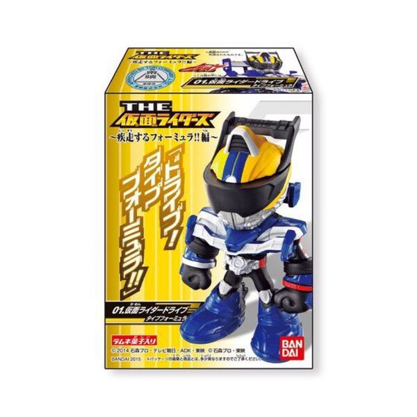 【未開封】THE仮面ライダーズ 疾走するフォーミュラ!!編 ドライブ マッハ ファイズ バンダイ キャンディ 装動 食玩