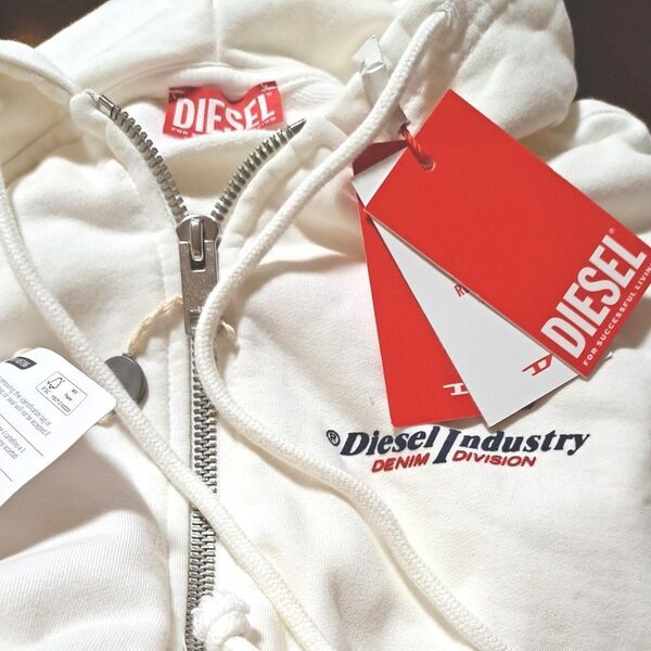 新品 DIESEL ディーゼル メンズ M パーカー スウェット ジップパーカー トップス