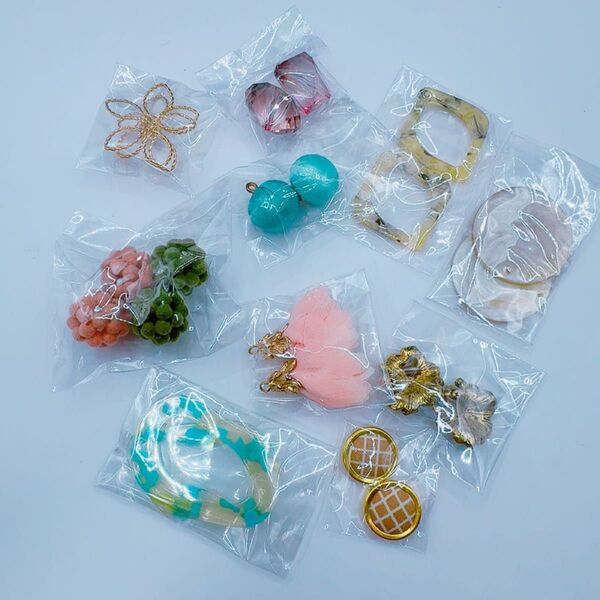 ハンドメイド資材 アクセサリー レジン まとめ売り