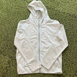 UV カットパーカー 140 薄いミントグリーン