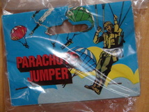 駄菓子屋 くじ引き 落下傘 PARACHUTE JUMPER 当時もの・未開封_画像2