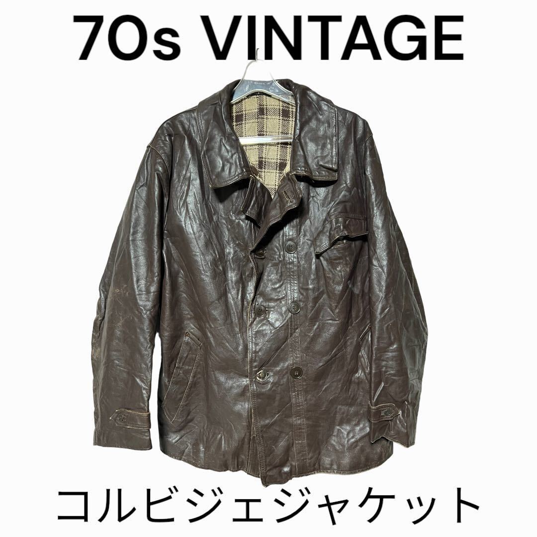 Yahoo!オークション -「70sレザージャケット」(ジャンパー Yahoo!オークション -「70sレザージャケット」(ジャンパー