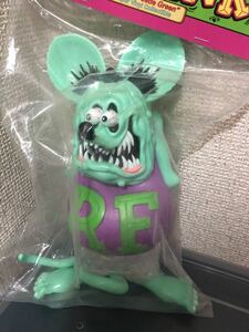 【即決価格】 RATFINK ラットフィンク　ソフビ フィギュア （ Jade Green ）★☆3