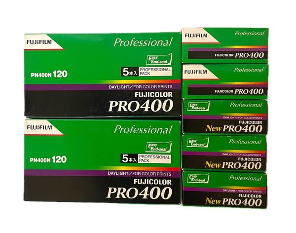 FUJIFILM PRO400 135-36枚撮りカラーネガ1箱5本入2箱とばらで5本