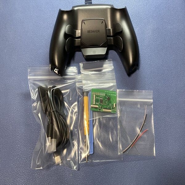 Besavior DIYキット PS5コントローラー Dualsence 背面 ブラック