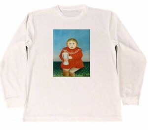 人形を持つ子供　アンリ・ルソー・ドライ　Tシャツ　名画　グッズ　絵画　ロング Tシャツ ロンT 長袖