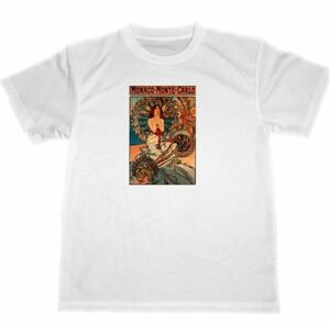 アルフォンス・ミュシャ　ドライ　Tシャツ　名画　絵画　アート Donna_Orechin