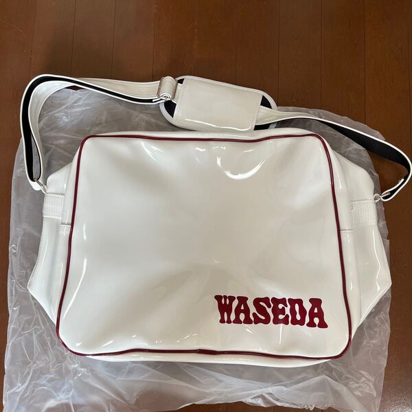 WASEDA バッグ エナメル スポーツ