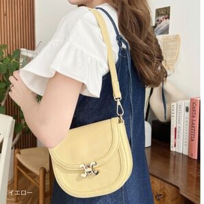 新品未使用ショルダーバッグ バッグ フェイクレザーサドルバッグ レディース グッチ
