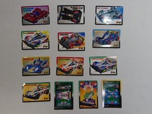  Bakusou Kyoudai Let's & Go Mini 4WD trading card 13 sheets 