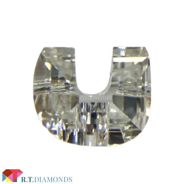 ダイヤモンド!アルファベットC/Uの形! Iカラー SI1/0.286ct/RT0486/CGL