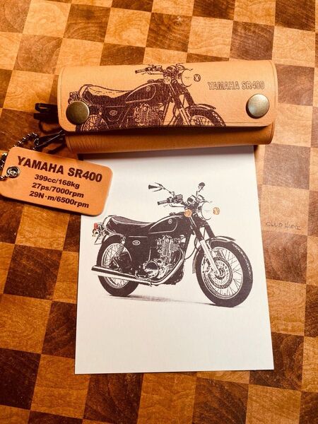 本革レザーキーケース SR400 オリジナルレザー3連キーケース