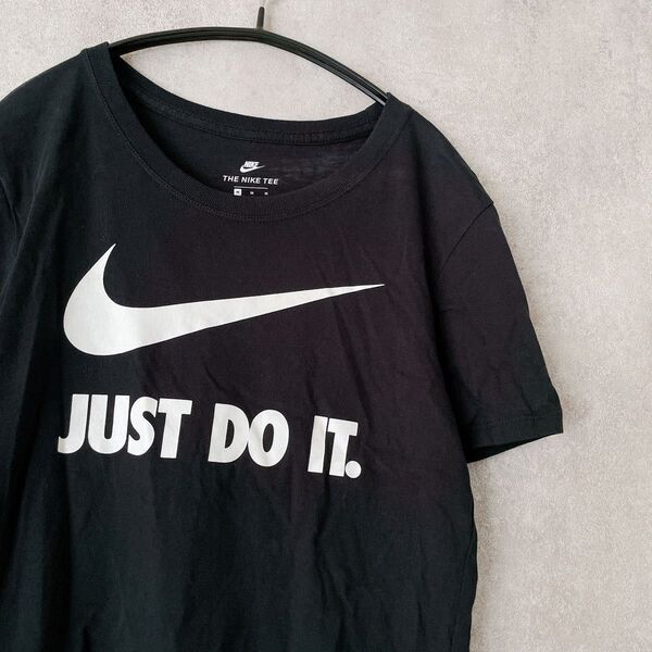 NIKE 半袖Tシャツ ロゴプリント スポーツ 黒 Mサイズ