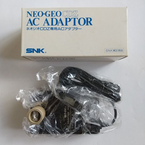 新品未使用 NEO GEO CDZ AC ADAPTOR SNK純正 POWCD-J2 ネオジオCDZ専用 電源 ACアダプター