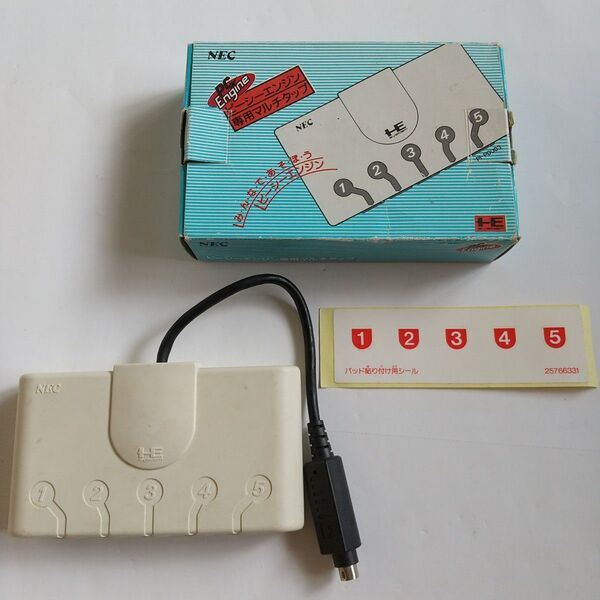 PCエンジン専用マルチタップ PI-PD003 NEC PCE ピーシーエンジン 箱付 HE system